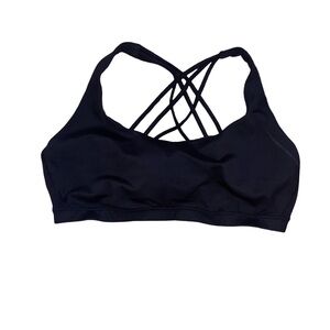 Victoria's Secret Black Strappy Sports Bra